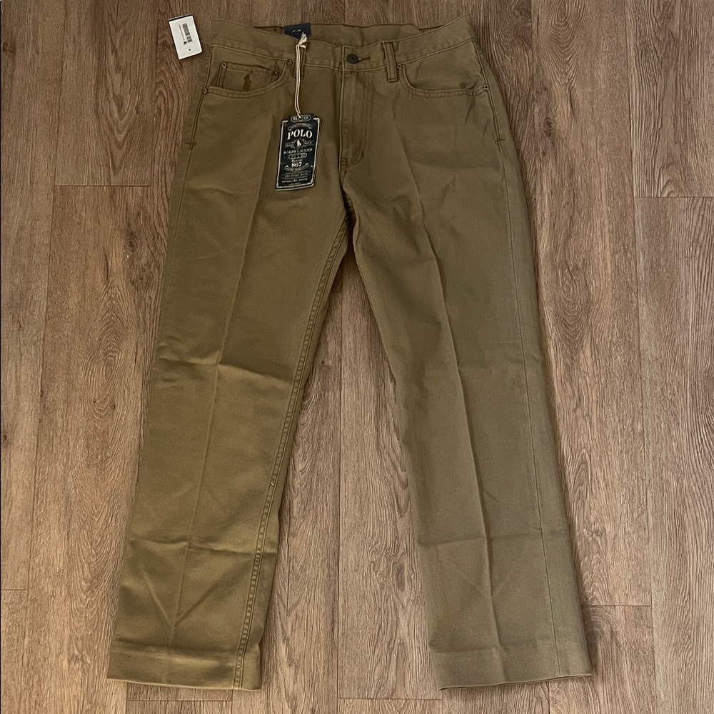 Polo by Ralph Lauren Men's Olive Chinos